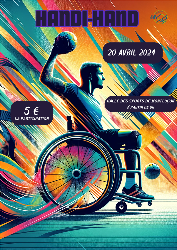 Affiche HANDI-HAND 20 Avril 2024