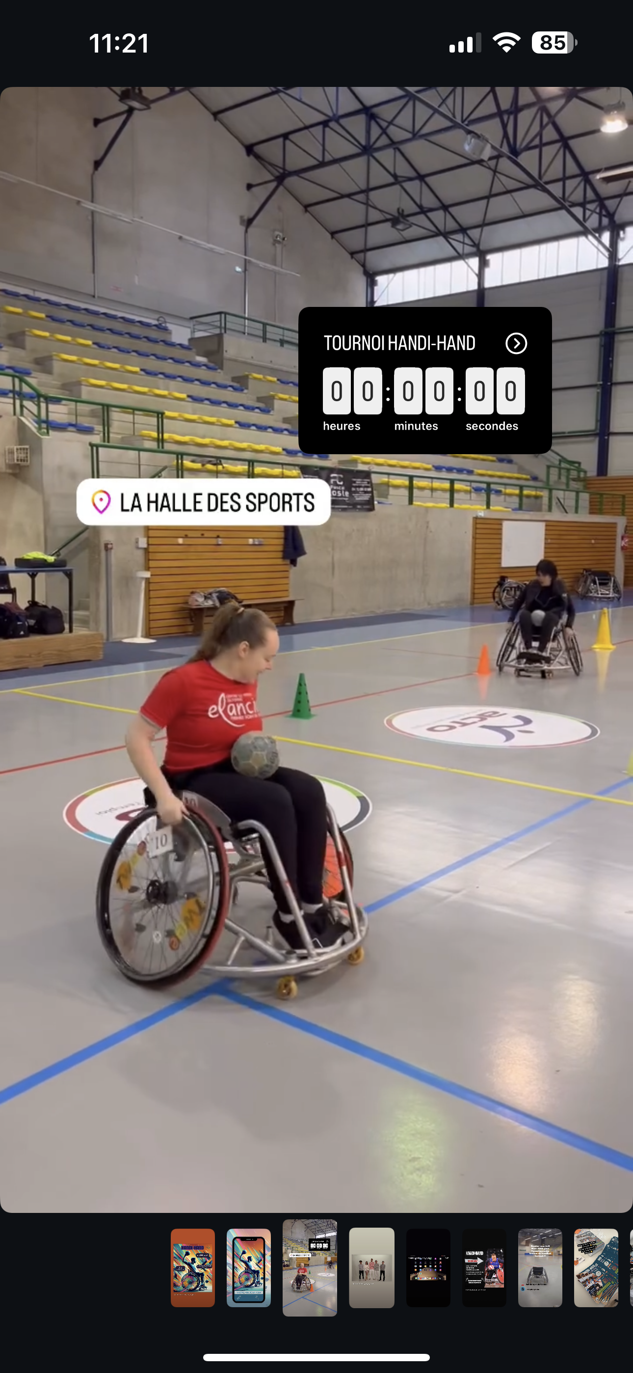 Story Instagram tournoi